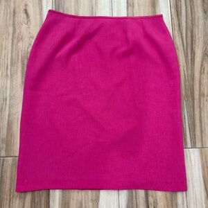 Kasper Fuchsia Pencil Skirt